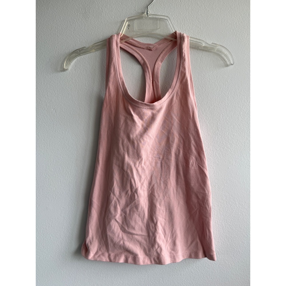 Lululemon Pink Racerback Tank Top Scoop Neck Athletic Activewear 3864